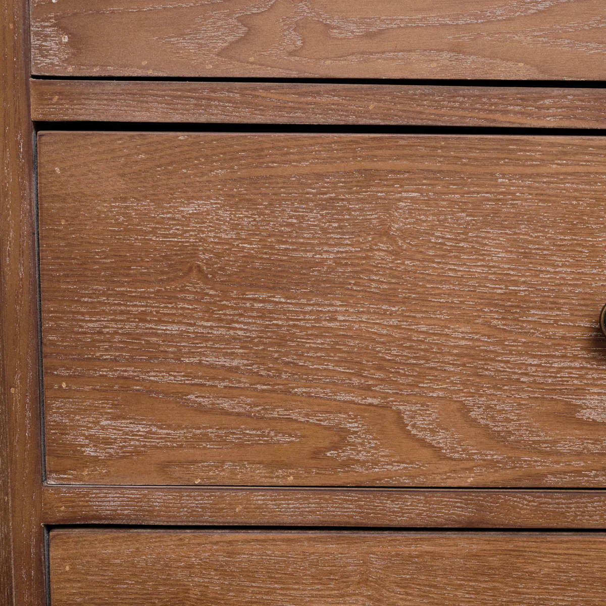 7 Drawer Dark Wood Chest of Drawers & Pair of 3 Drawer Bedside Tables - Ashwell Range - Image 5