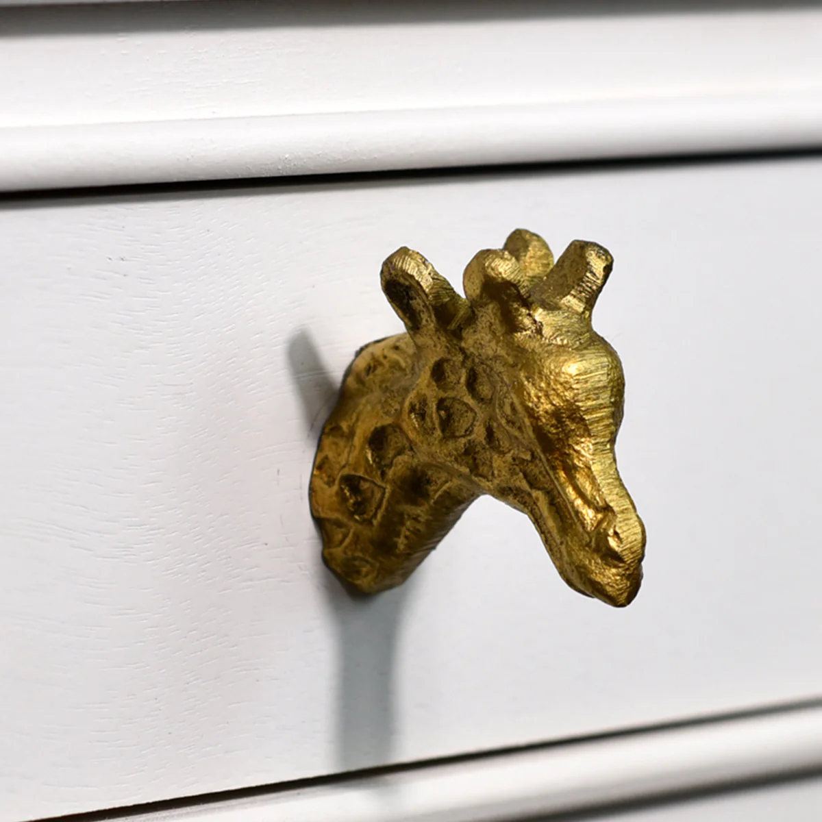 Antique Gold Giraffe Drawer Knob - Image 4