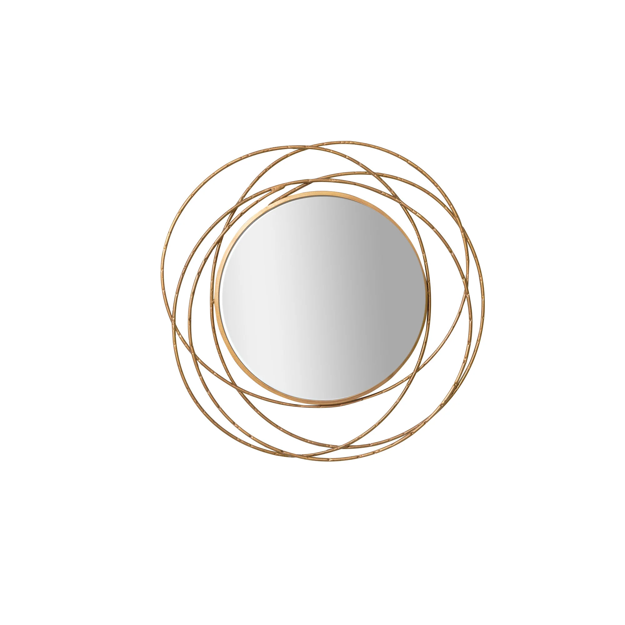 Antique Gold Swirl Wall Mirror - 70cm x 70cm - Image 9
