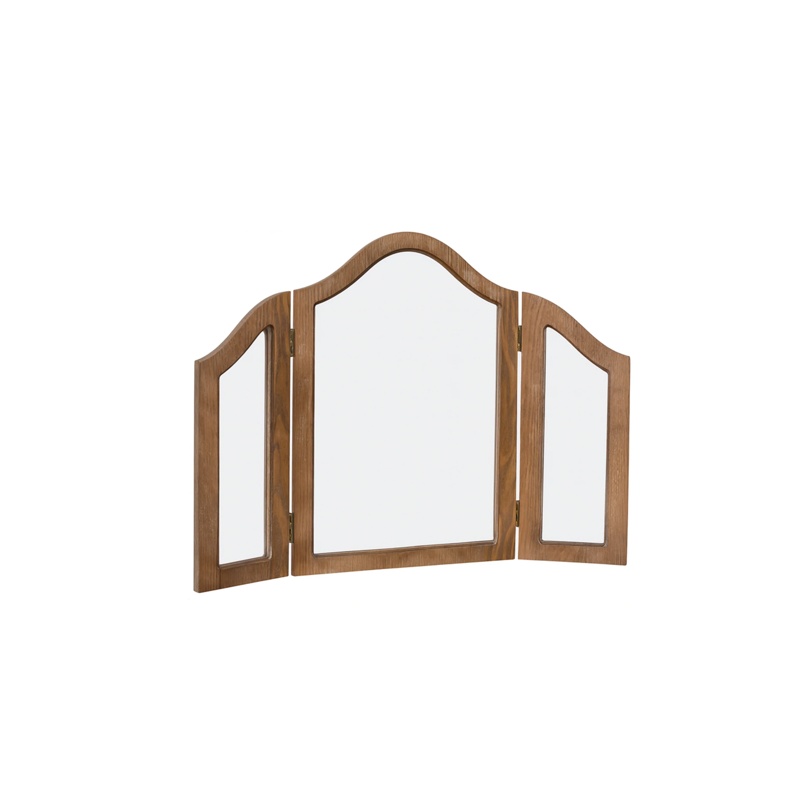 Dark Wood Triple Dressing Table Mirror - Ashwell Range - Image 6