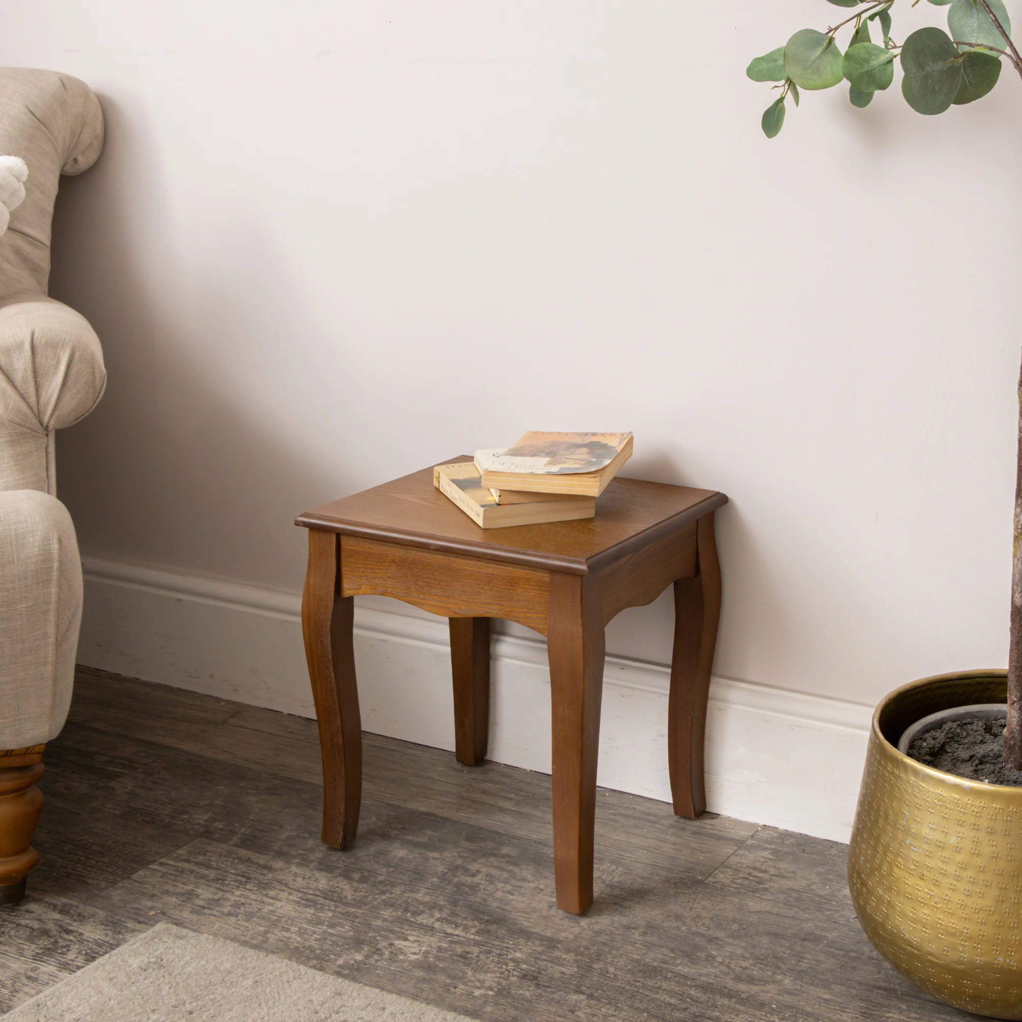Dark Wood Set of 2 Nest of Tables - Ashwell Range - Image 5