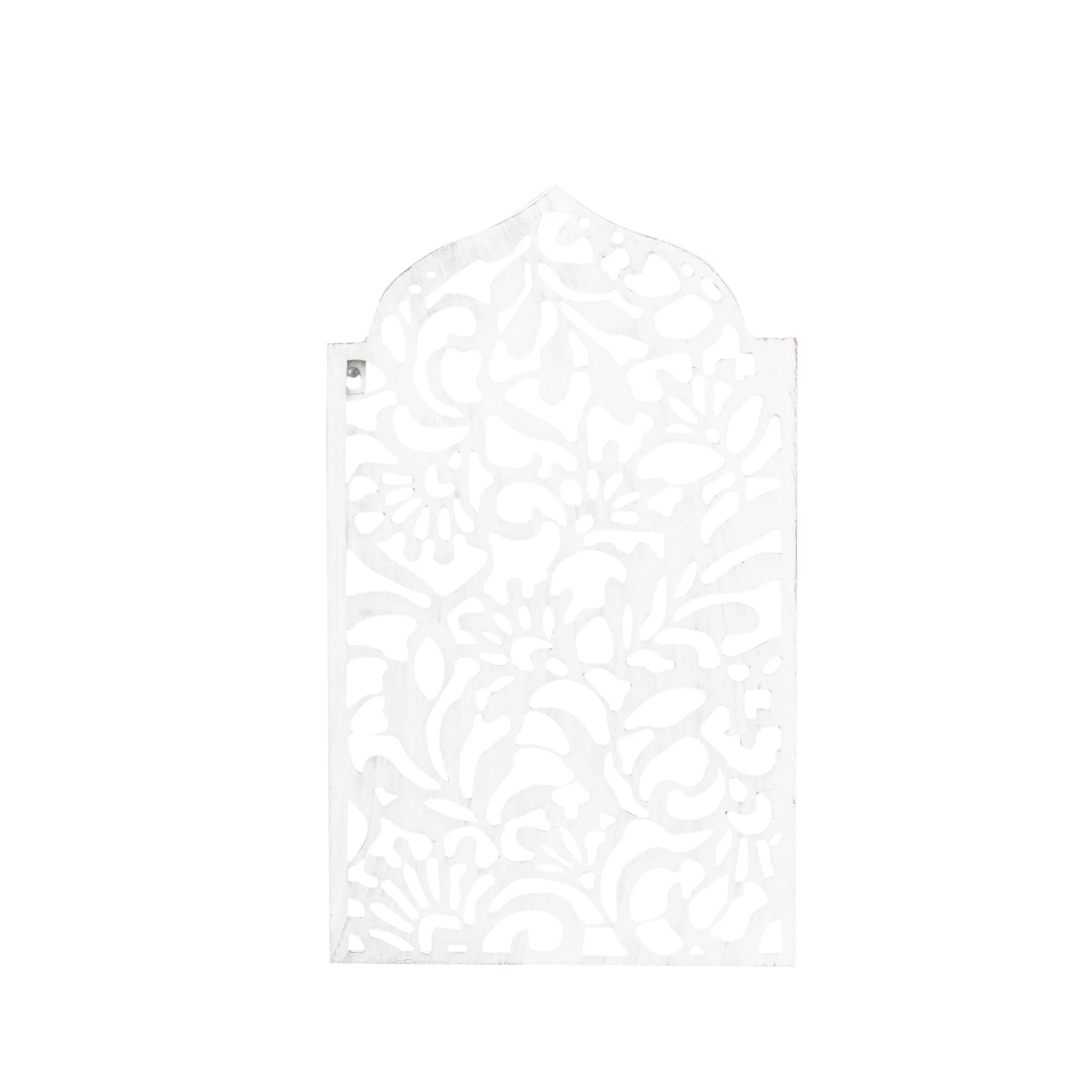 Distressed White Garden Wall Art Plaque - 30cm x 50cm - Image 5