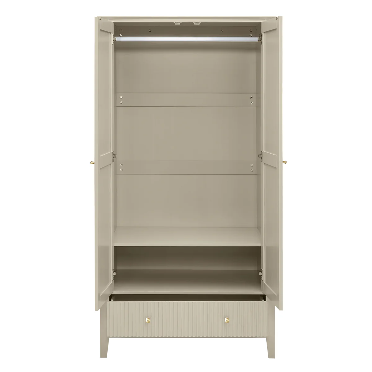 Double Wardrobe - Hales Taupe Range - Image 6