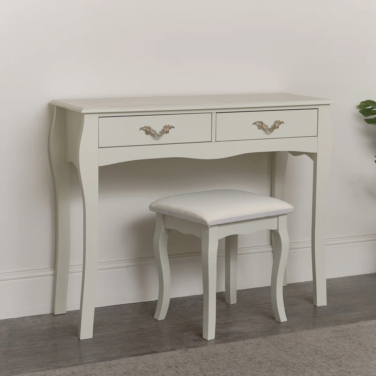 Dressing Table & Stool Set - Elizabeth Ivory Range - Image 4