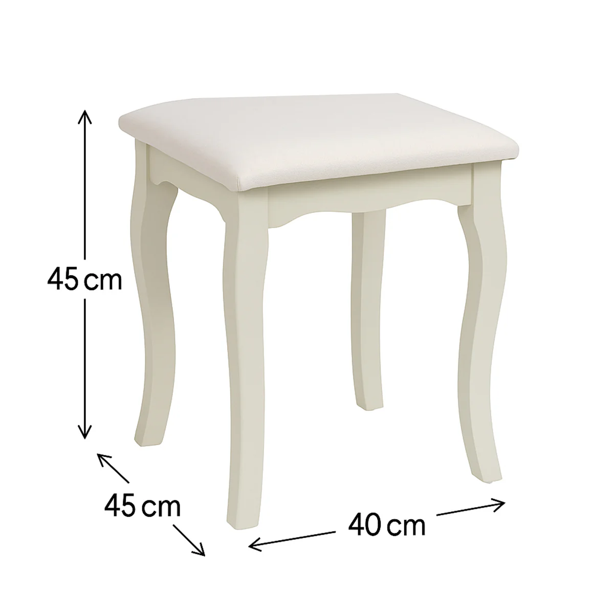 Dressing Table & Stool Set - Elizabeth Ivory Range - Image 8