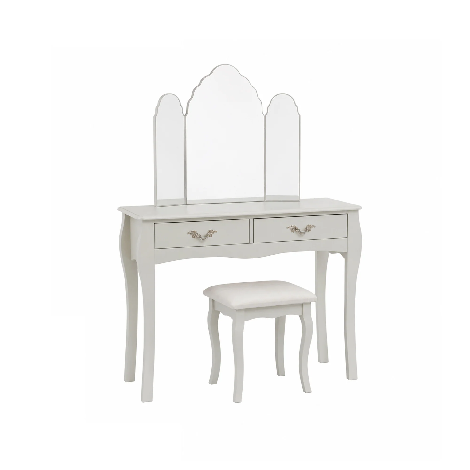Dressing Table & Stool Set - Elizabeth Ivory Range - Image 9