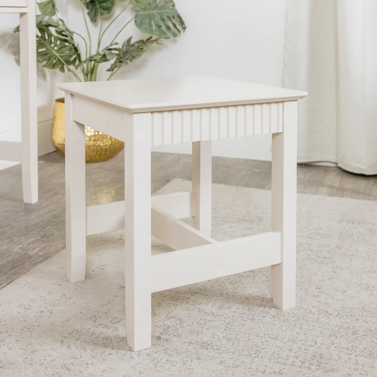 Dressing Table & Stool Set - Hales Taupe Range - Image 8