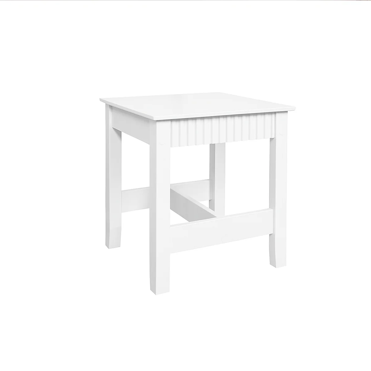 Dressing Table & Stool Set - Hales White Range - Image 12