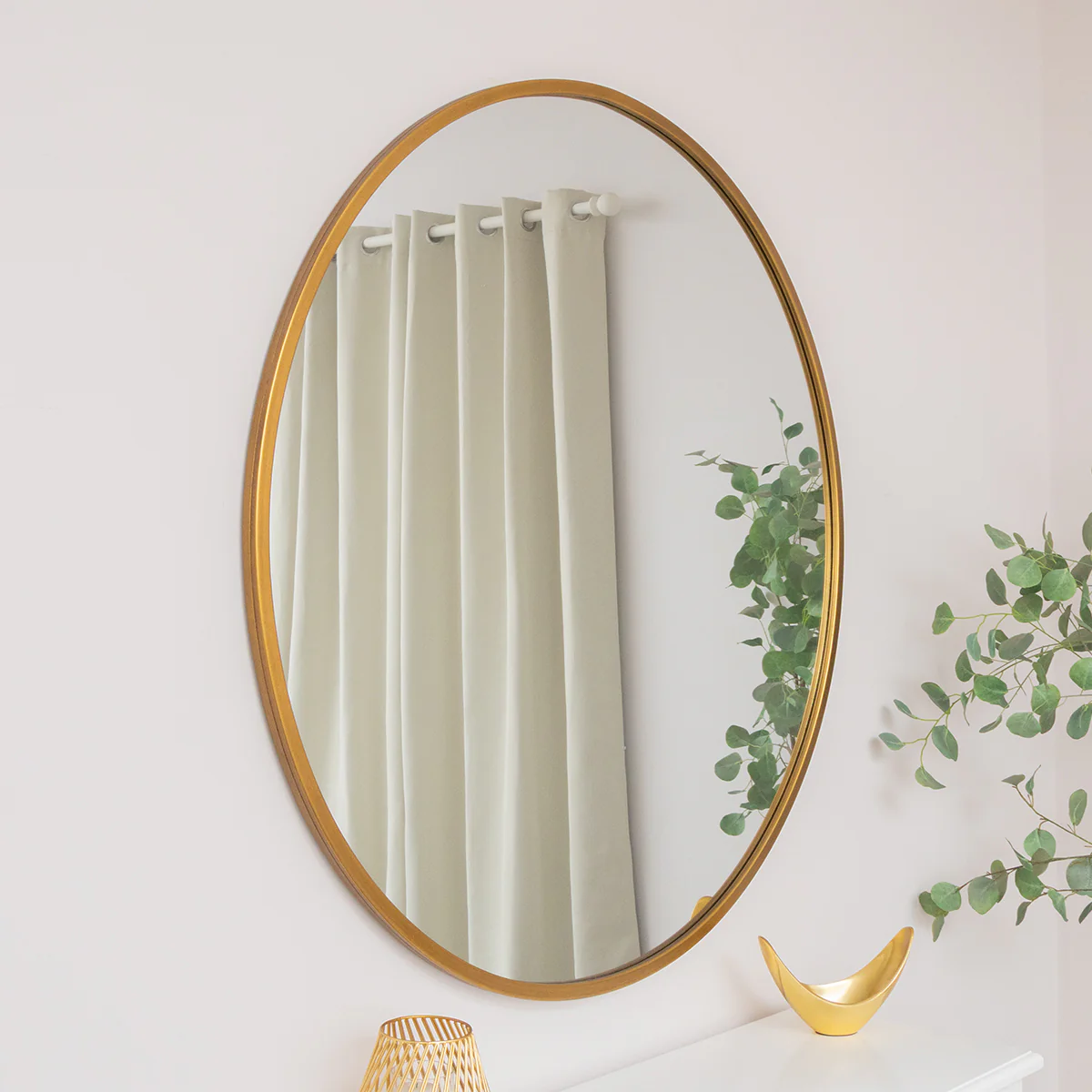 Extra Large Round Gold Wall Mirror 120cm x 120cm (1.2 M x 1.2 M) - Image 3
