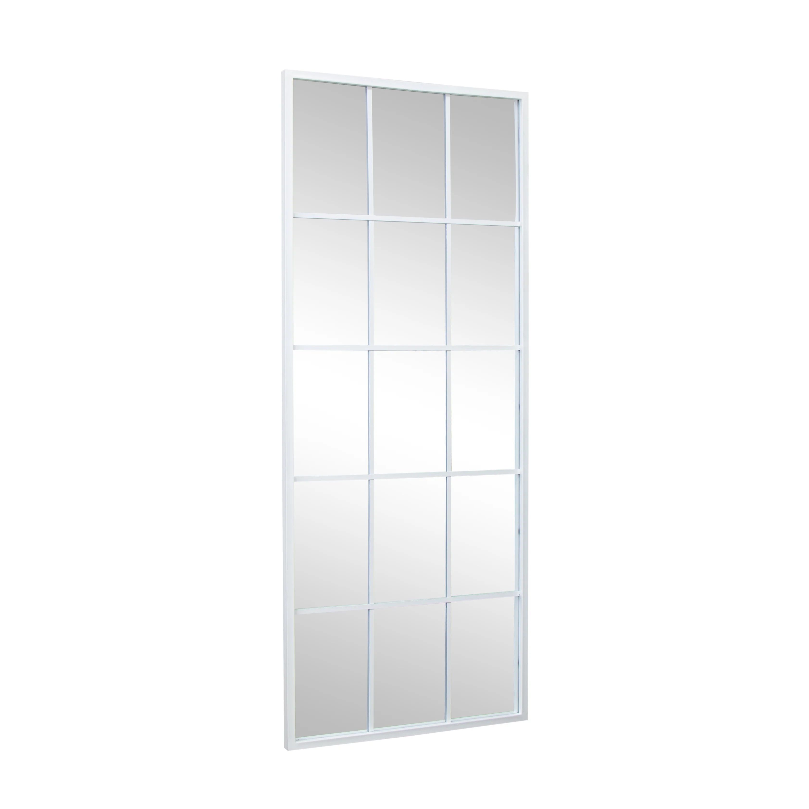 Extra Large White Window Mirror 144cm x 59cm - Image 7
