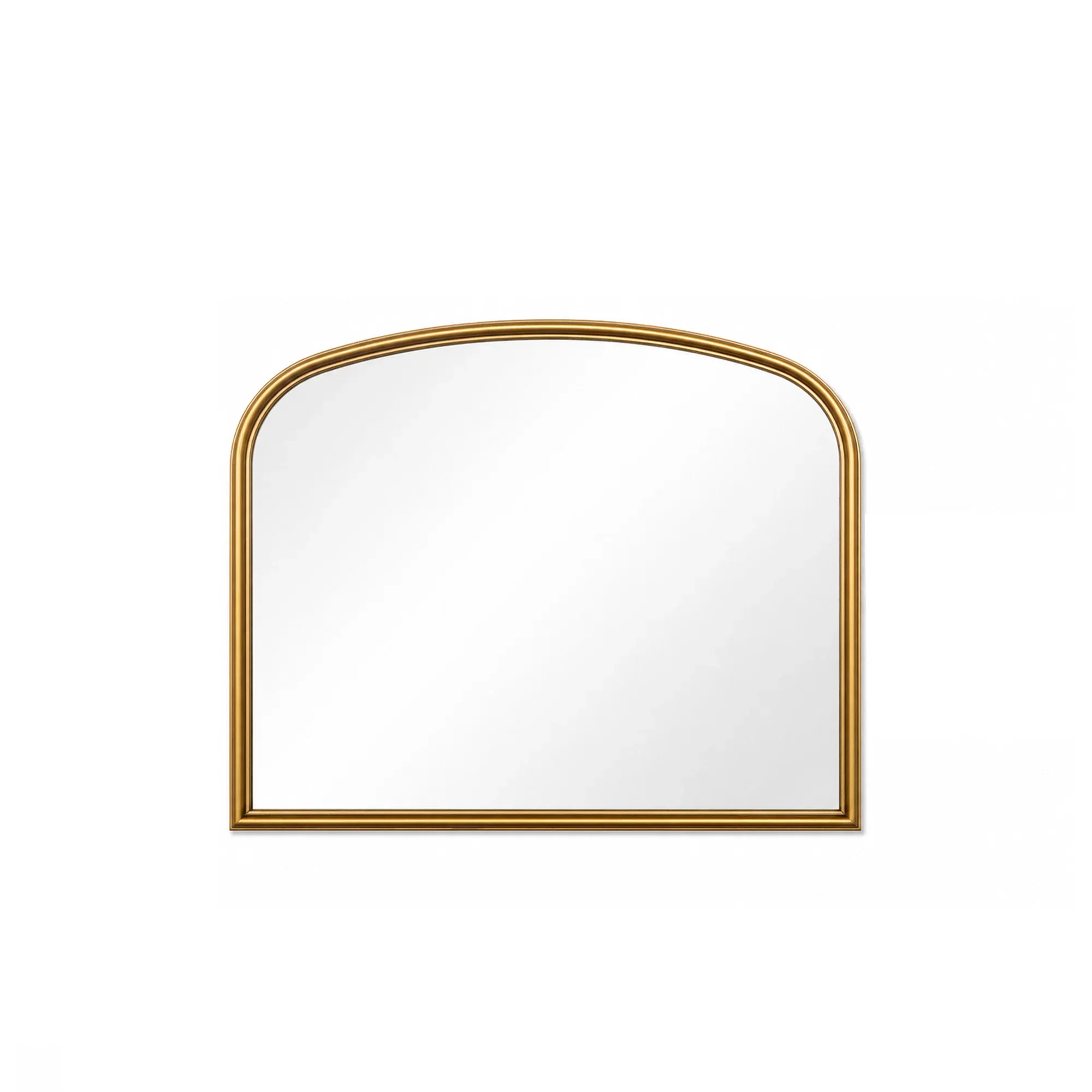 Gold Arched Metal Framed Wall Mirror - 60cm x 40cm - Image 9