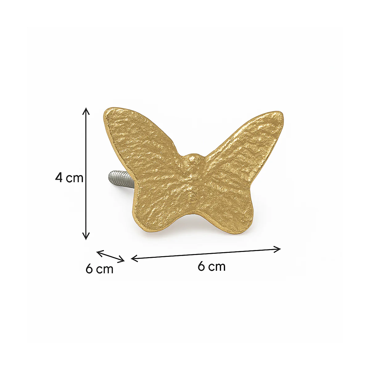 Gold Butterfly Drawer Knob - Image 5