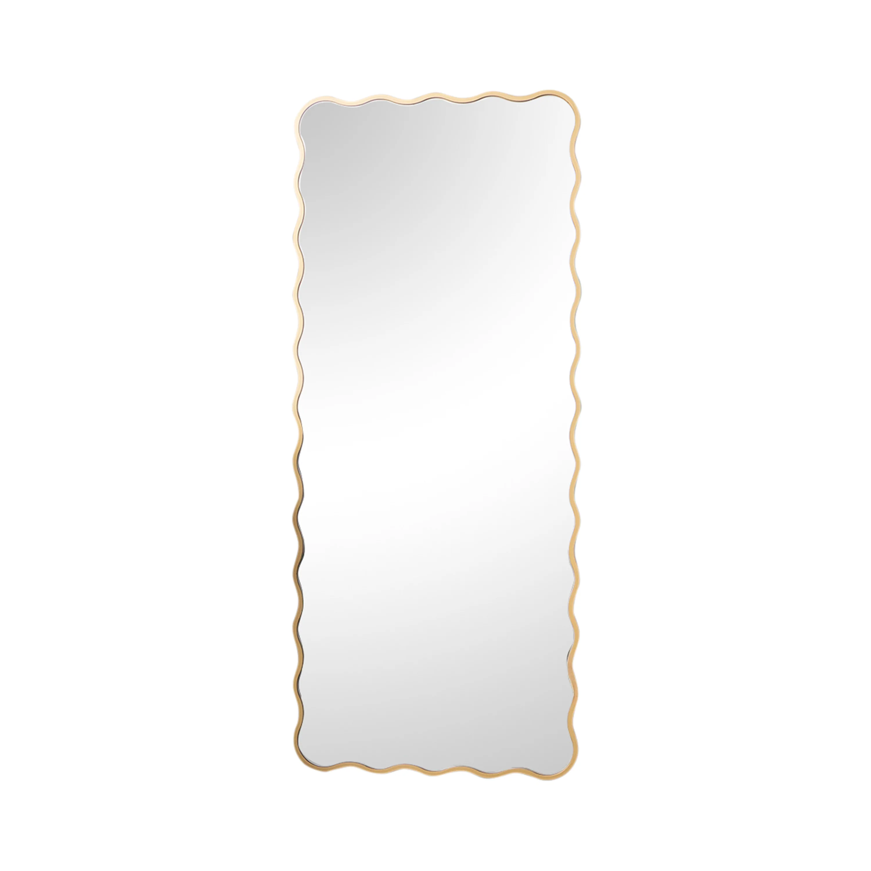 Gold Full Length Wavy Mirror - 70cm x 165cm - Image 8