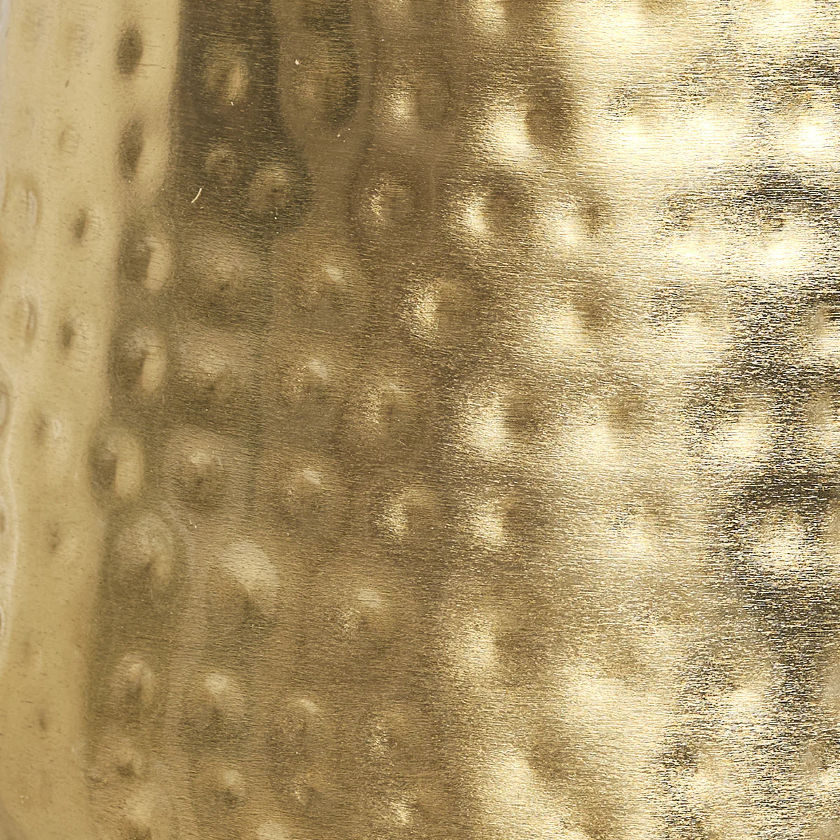 Gold Hammered Metal Planter 20cm x 20cm - Image 2