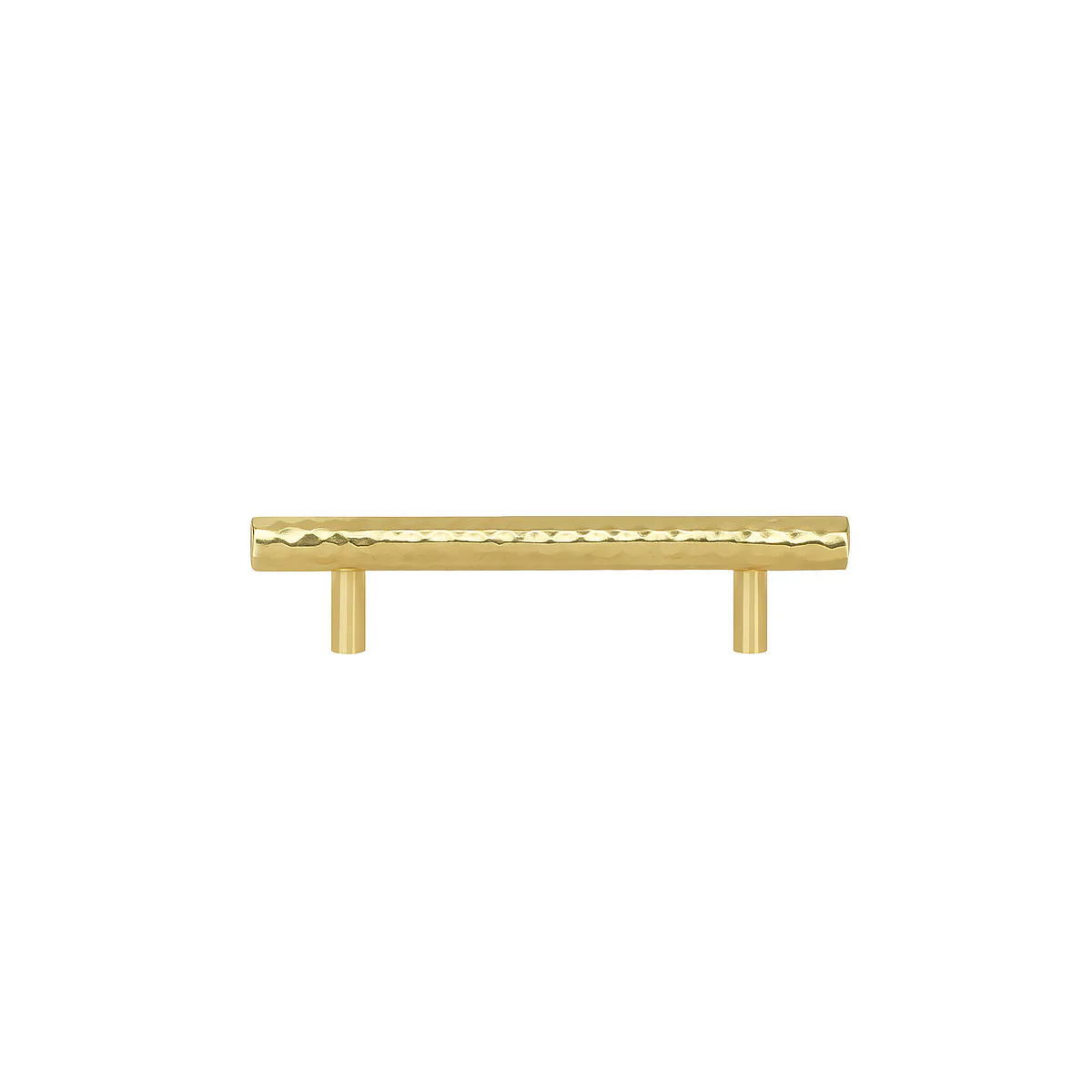 Large Gold Metal Hammered Bar Pull Drawer Handle - Image 6