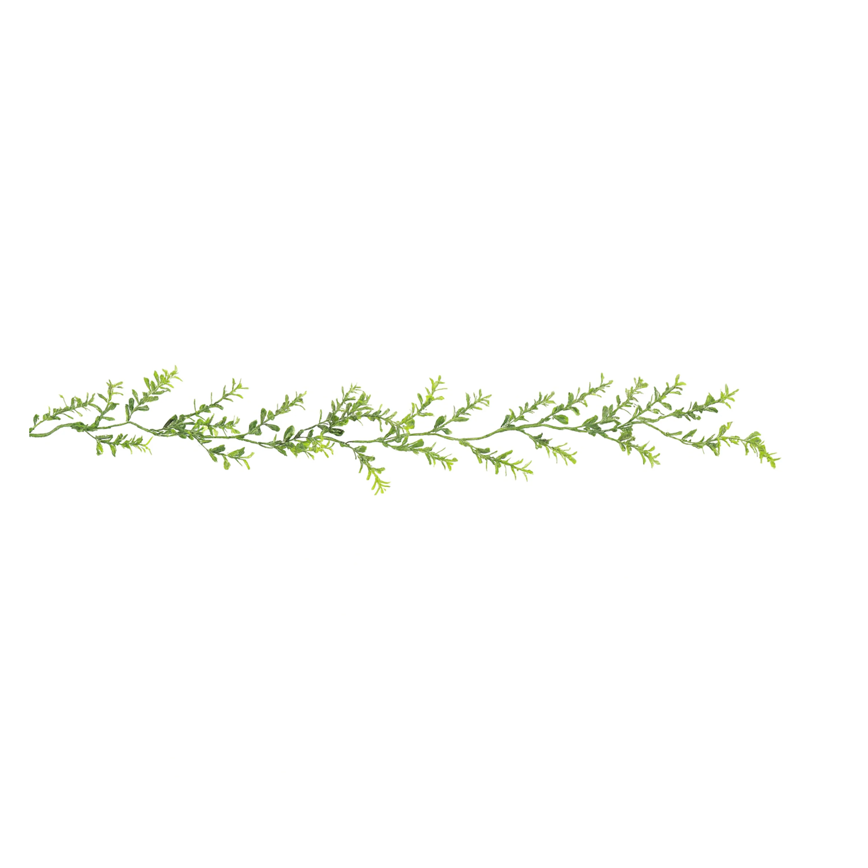 Green Frosted Foliage Christmas Garland - 160cm (1.6m / 62.9') - Image 6