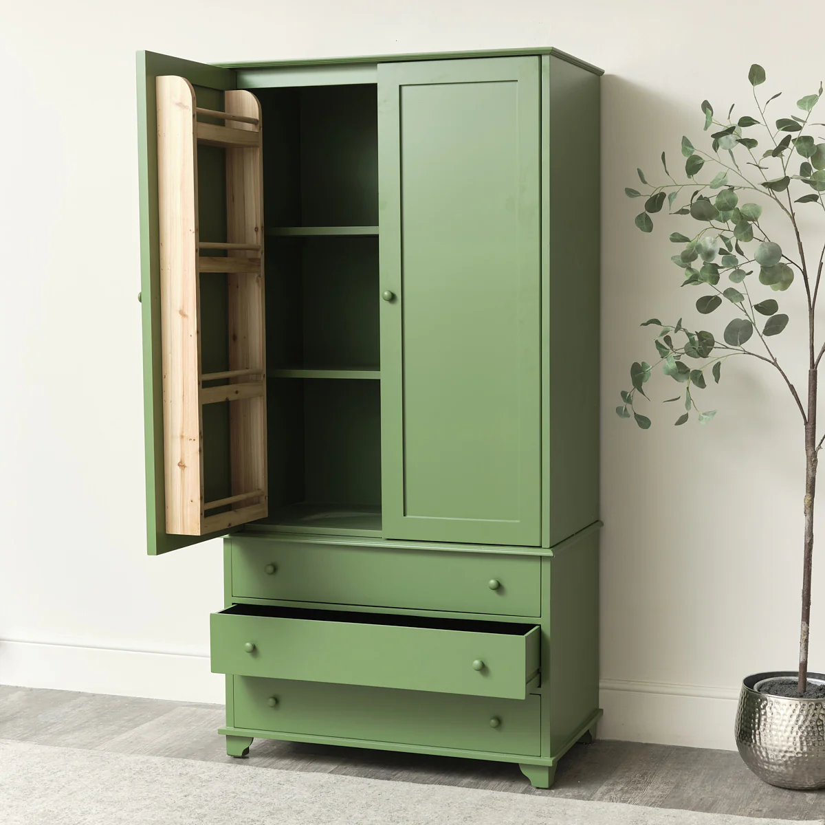 Large Olive Green Pantry/Storage Closet - Image 13