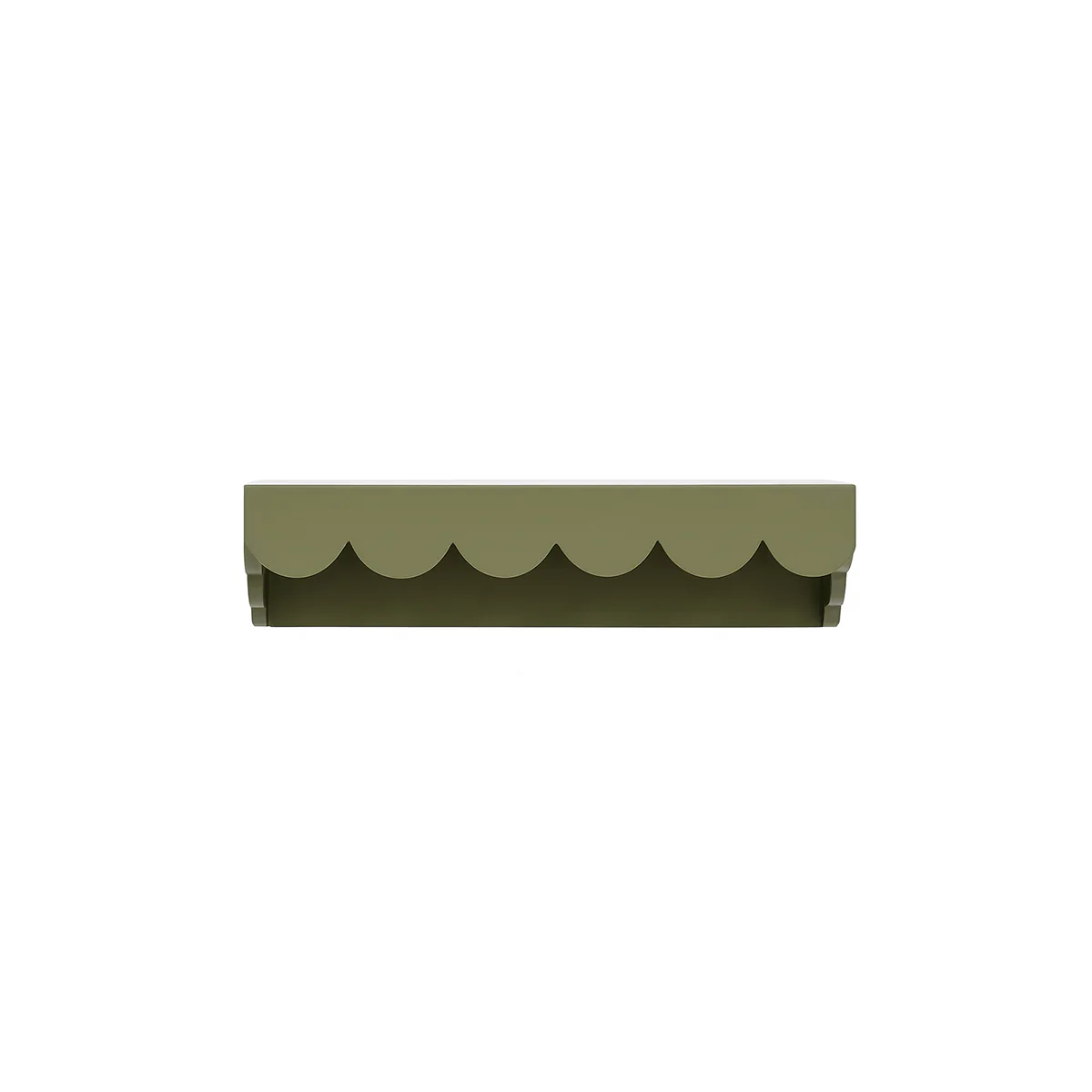 Green Scalloped Wall Storage Shelf - 40cm - Image 11