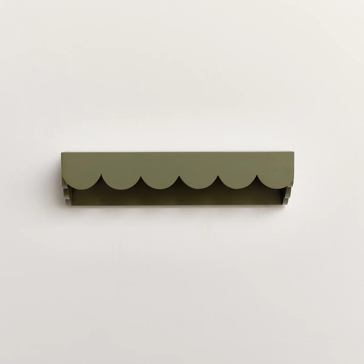 Green Scalloped Wall Storage Shelf - 40cm - Image 7