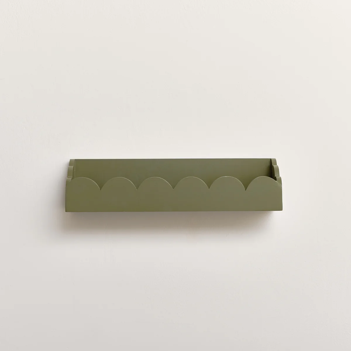 Green Scalloped Wall Storage Shelf - 40cm - Image 9