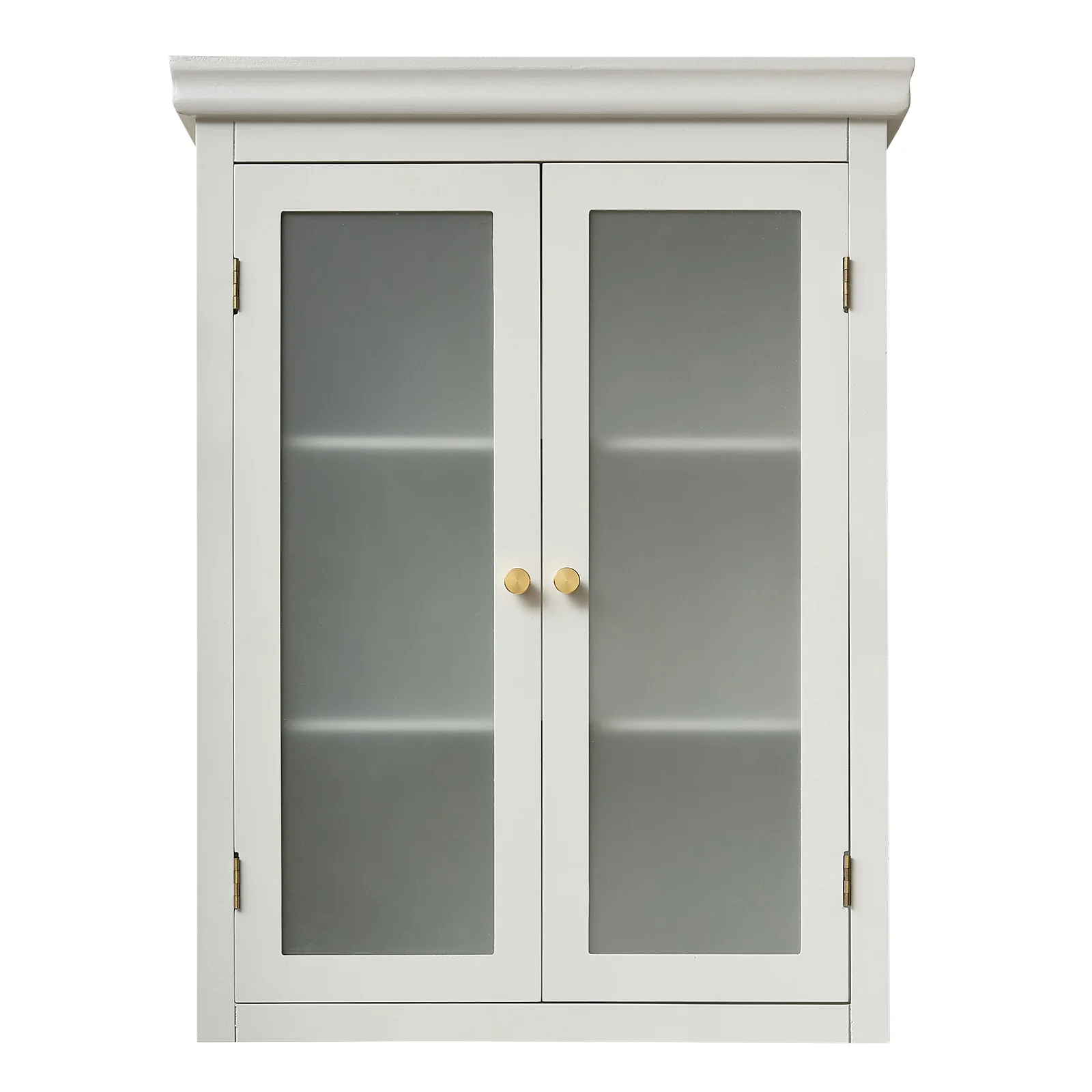 Grey Frosted Glass Fronted Wall Cabinet 75cm x 57cm - Image 11