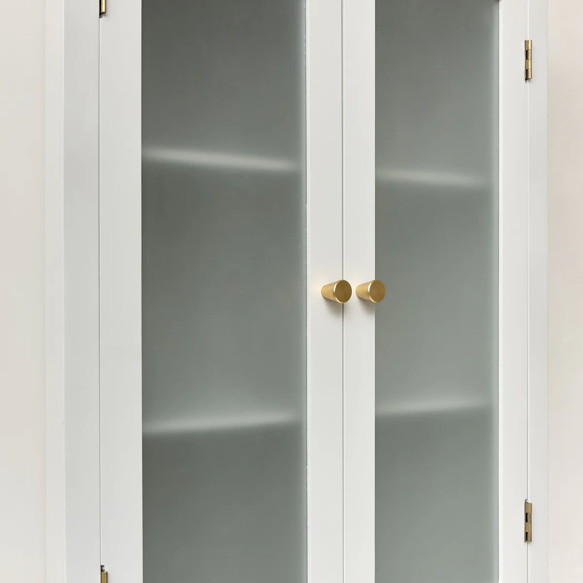 Grey Frosted Glass Fronted Wall Cabinet 75cm x 57cm - Image 6