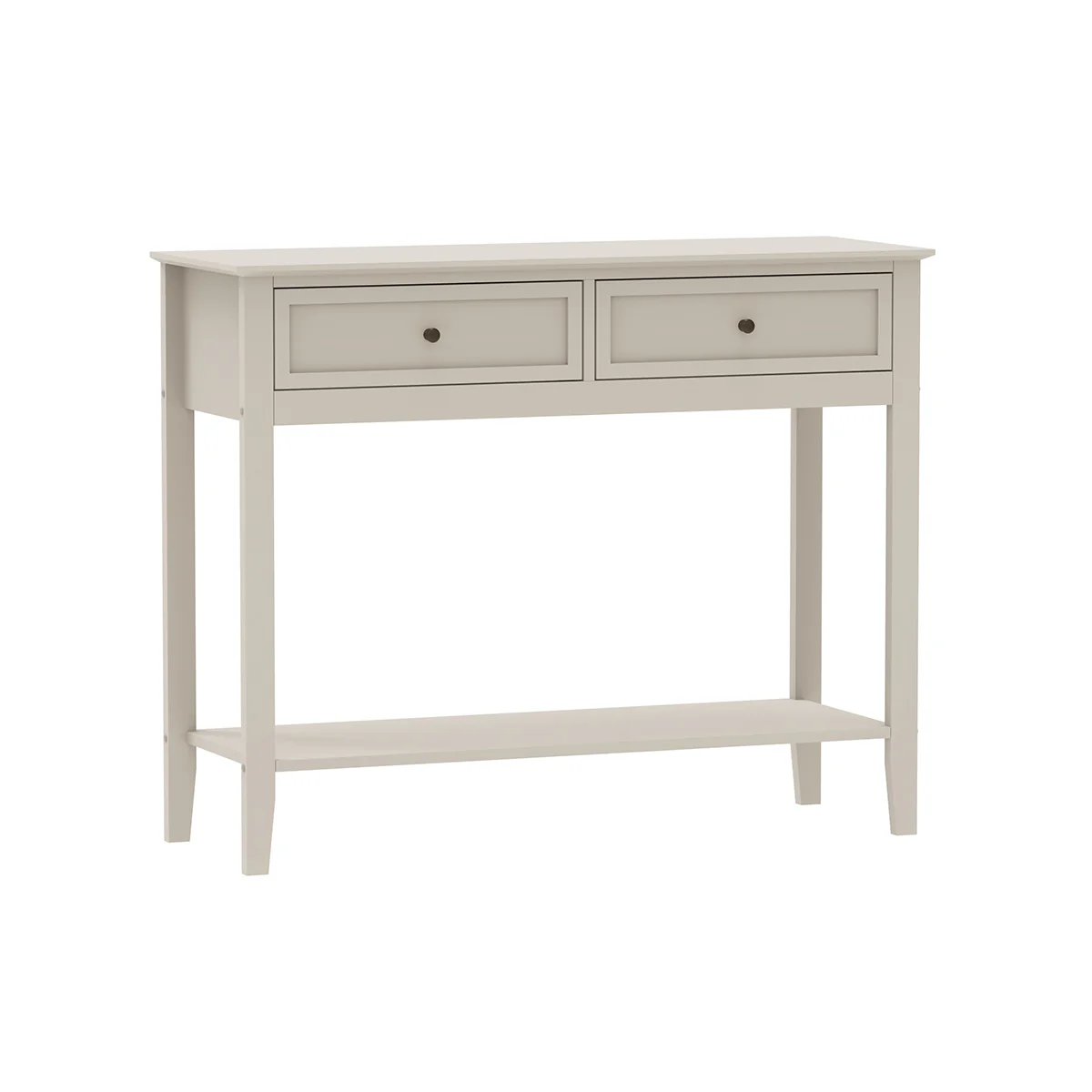 Large 2 Drawer Sideboard Console Table - Rowley Pale Cream Range - Image 6