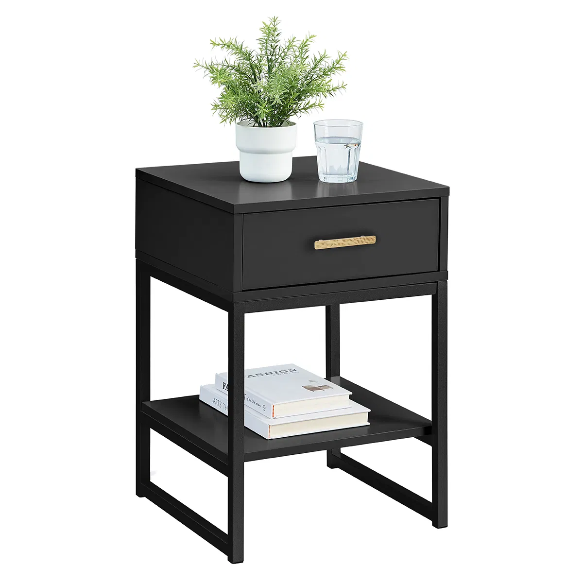 Large 3 Drawer Chest Of Drawers & Pair Of 3 Drawer Bedside Tables - Luna Black Range - Image 7