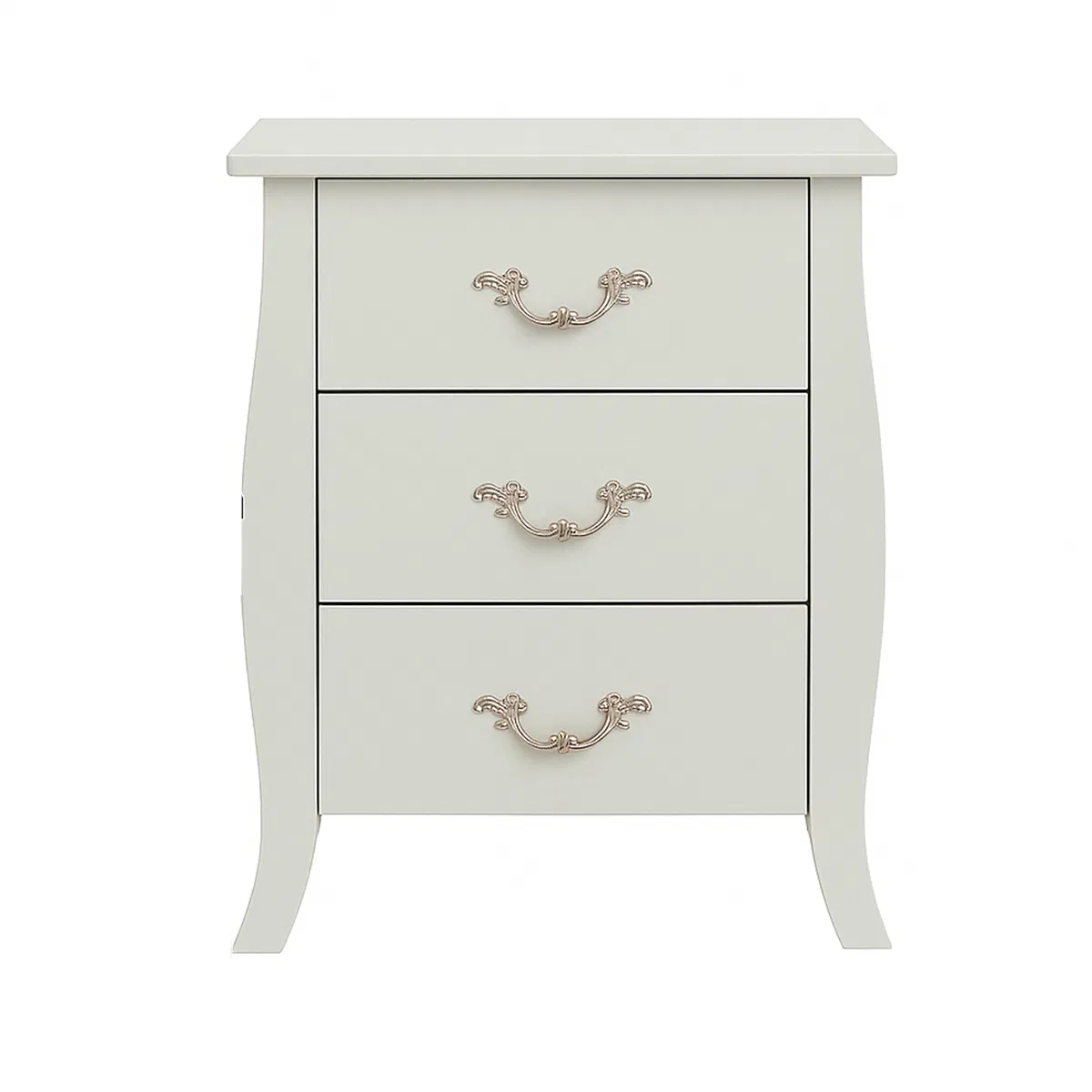 Large 3 Drawer Chest of Drawers & Pair of Bedside Tables - Elizabeth Ivory Range - Image 11