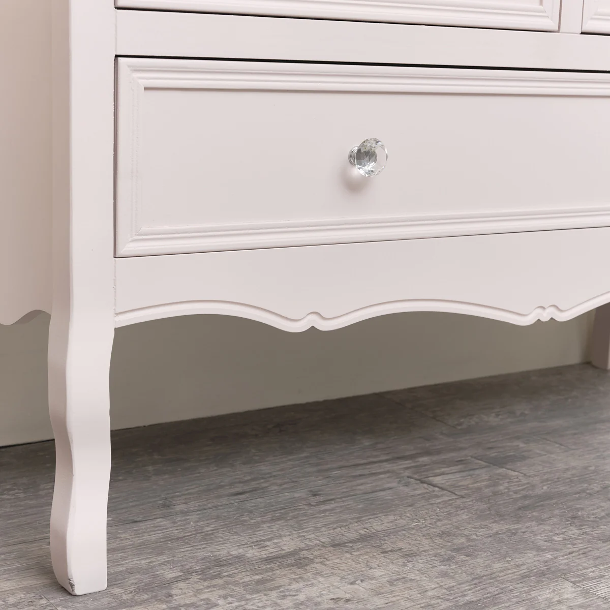 Large Pink 6 Drawer Chest of Drawers - Image 4