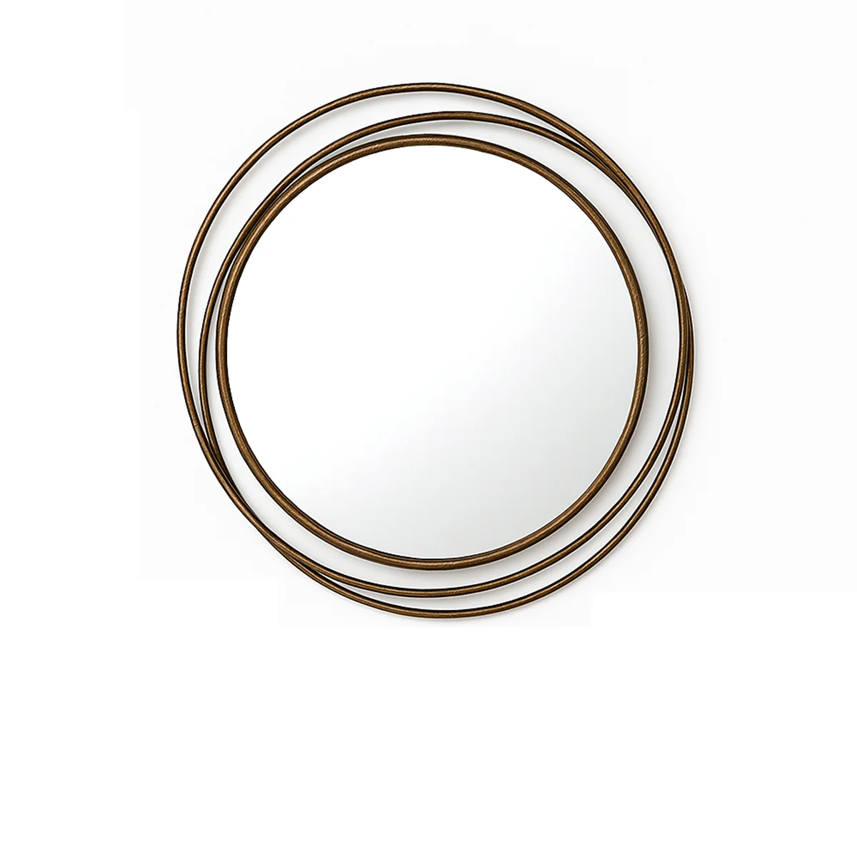 Large Antique Gold Swirl Wall Mirror - 88cm x 85cm - Image 7