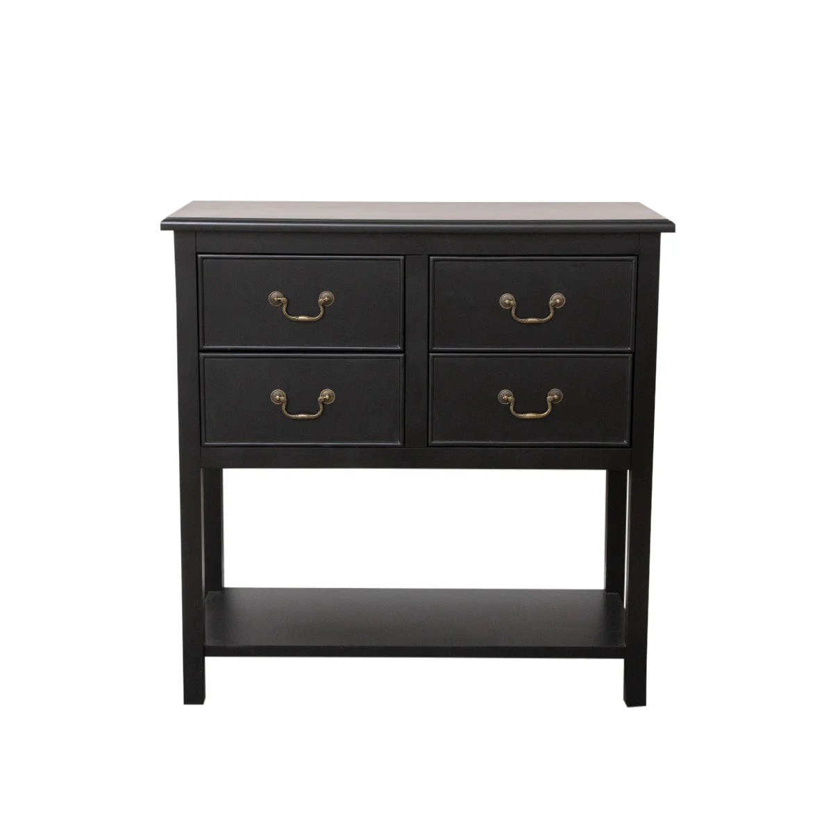 Large Black 4 Drawer Chest of Drawers & Pair of Bedside Tables - Briggs Range - Image 10