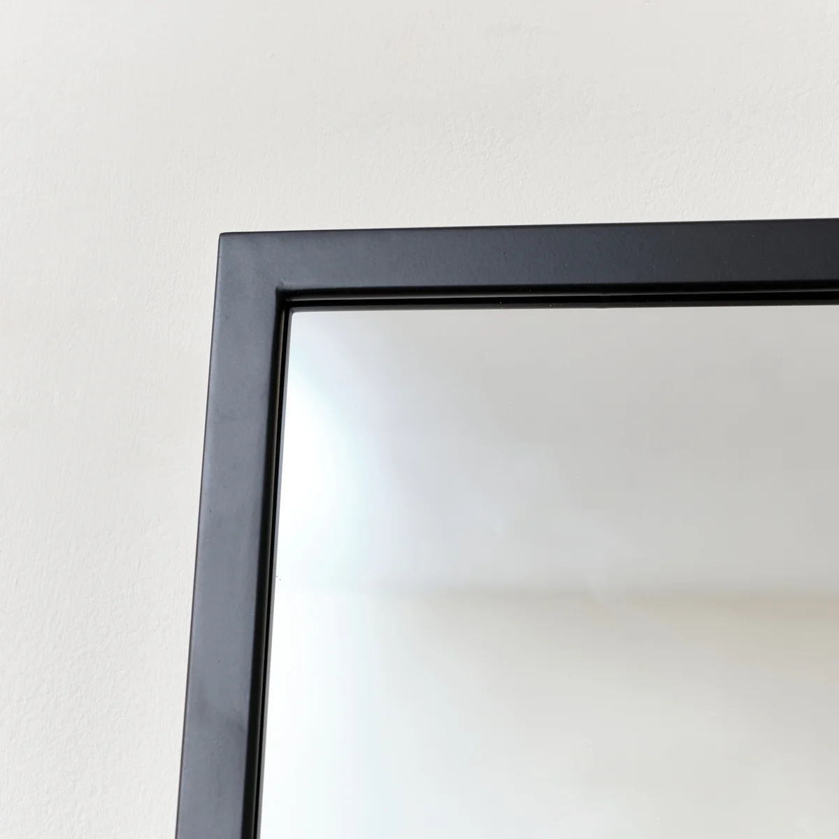 Large Black Rectangle Wall Mirror 60cm x 140cm - Image 2