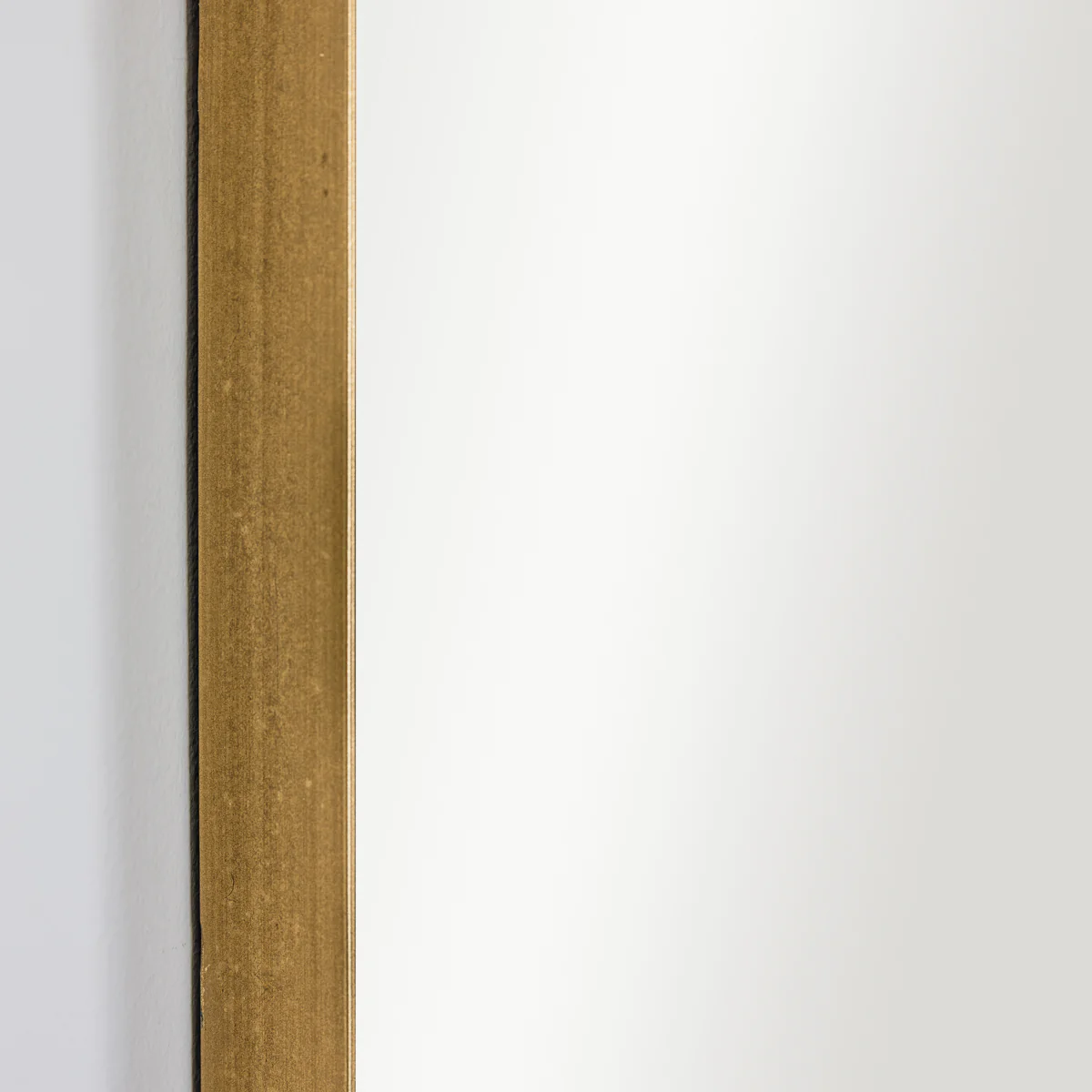 Large Framed Gold Arched Mirror 100cm x 60cm - Image 3