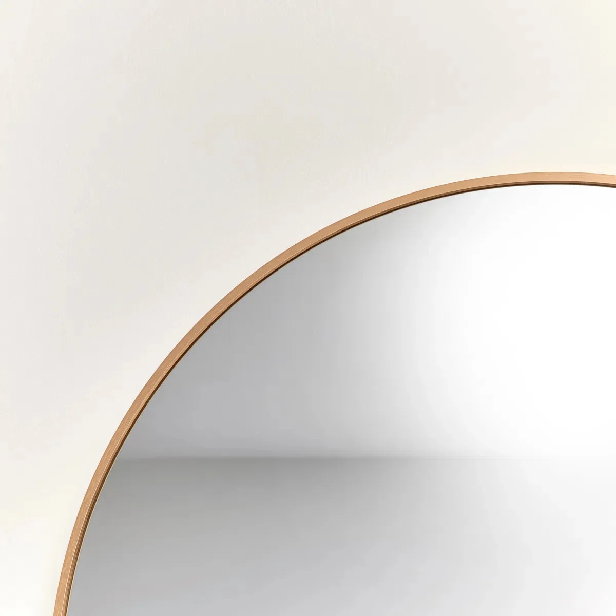 Large Antique Gold Arched Wall / Leaner Mirror - 180cm x 80cm - Image 3