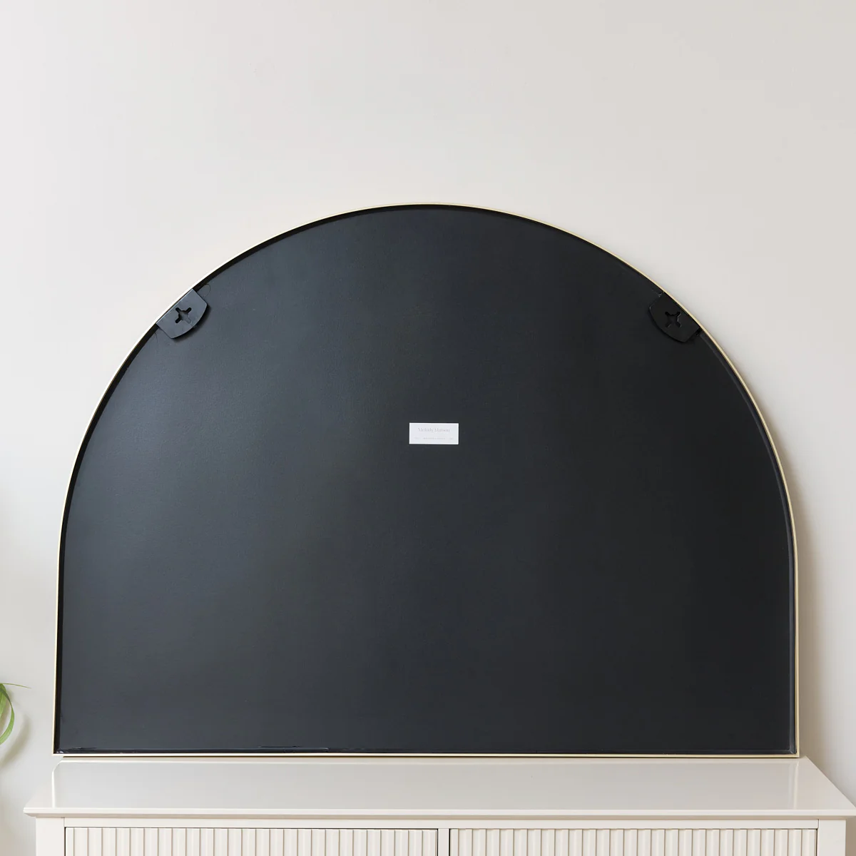 Large Gold Arched Wall Mirror 90cm x 120cm - Image 5