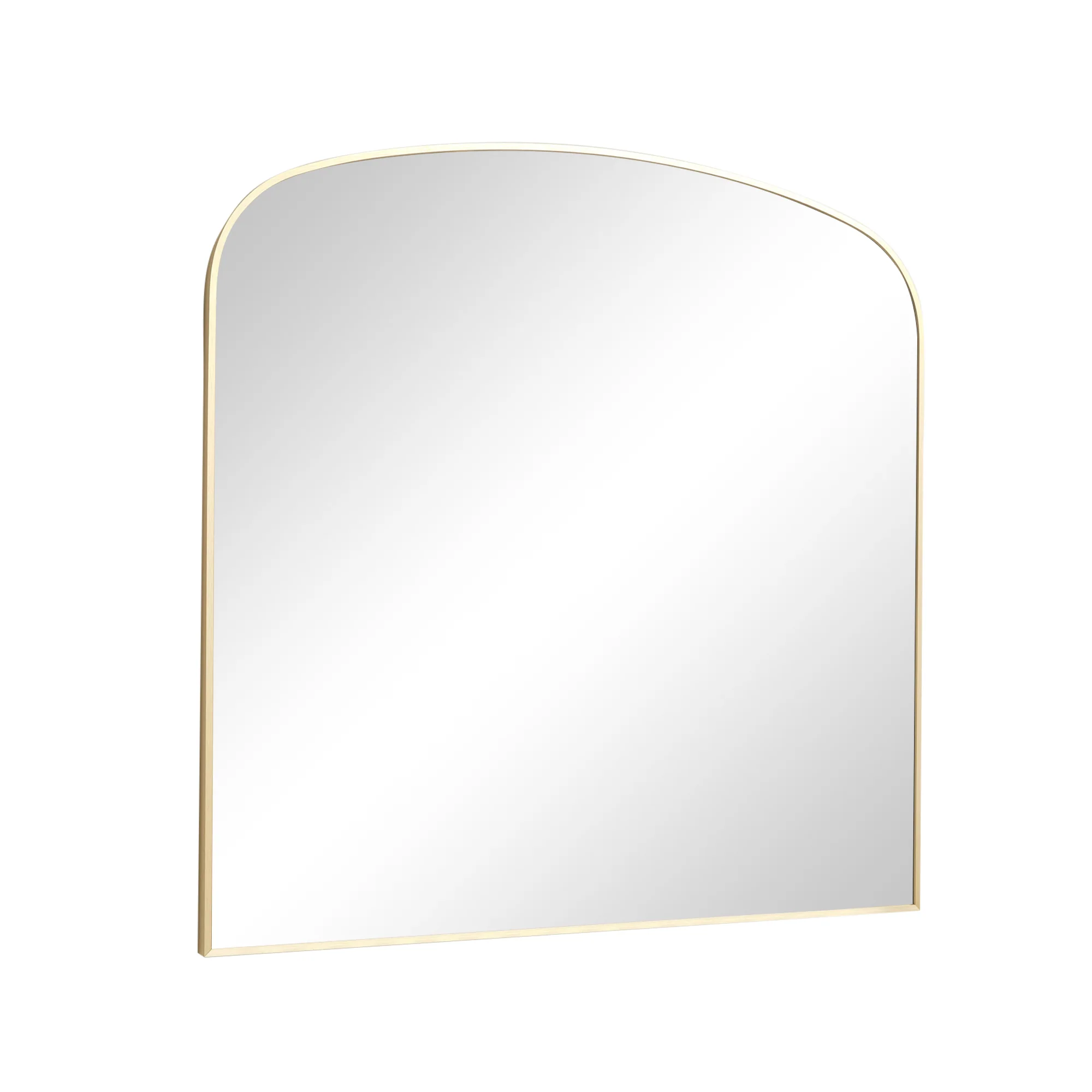Large Gold Framed Arched Wall Mirror 92cm x 91cm - Image 10