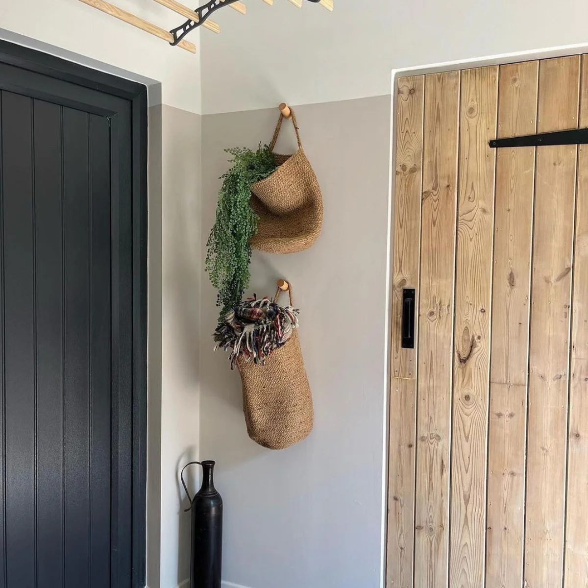 Large Jute Hanging Basket 48cm x 34cm - Image 4