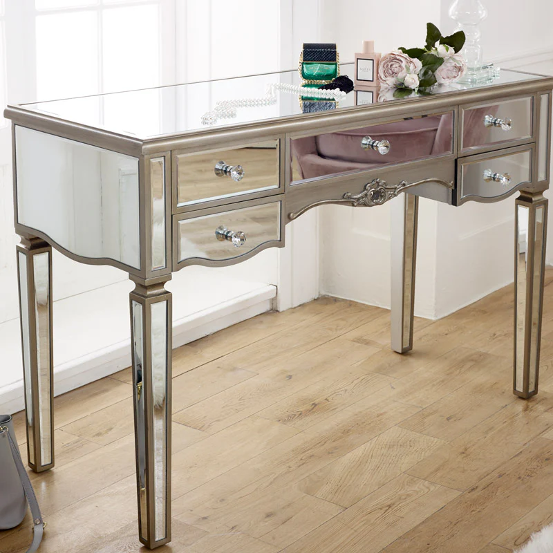 Large Mirrored Dressing Table - Tiffany Range - Image 5