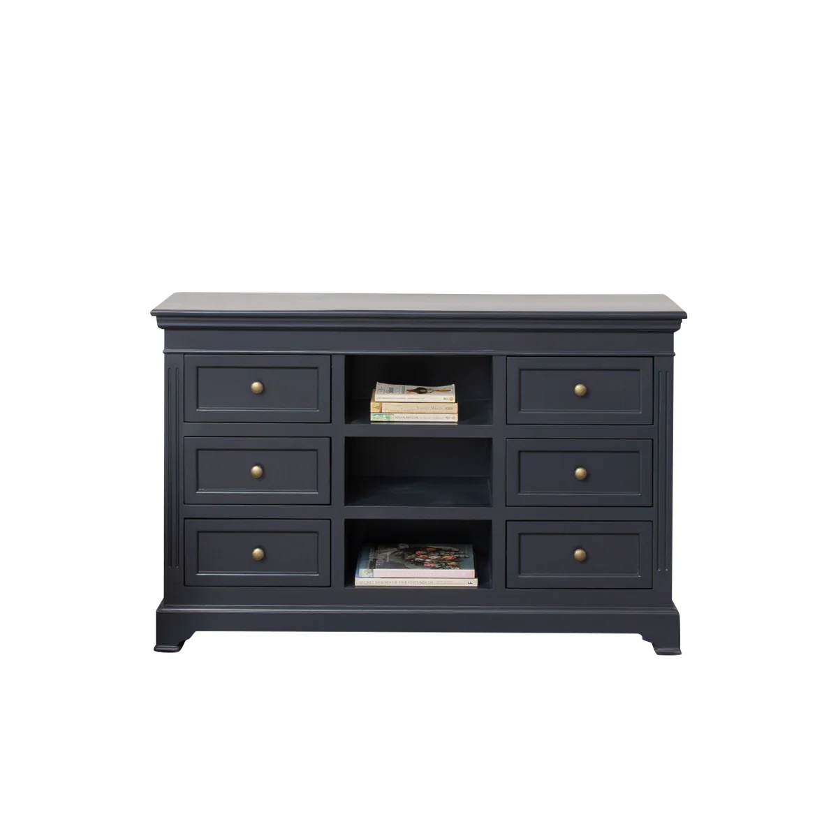 Large Navy Black Wooden Sideboard Cabinet - Daventry Navy Black Range - Image 10