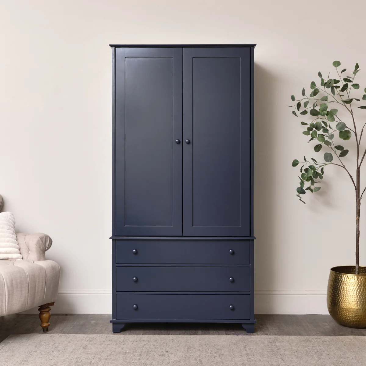 Large Navy Blue Pantry/Storage Closet - Image 2