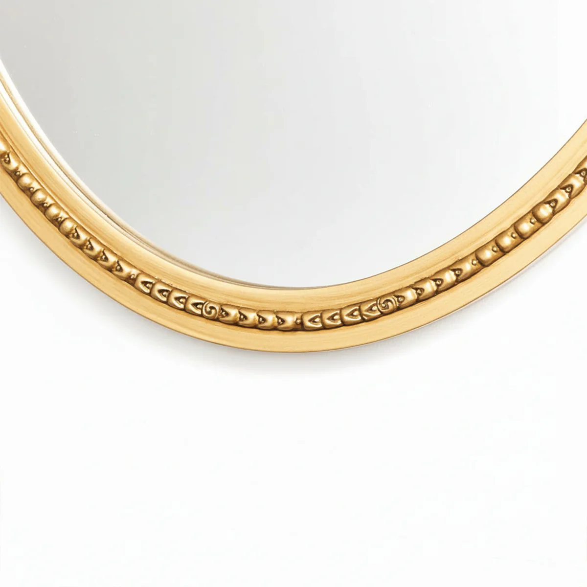 Large Oval Ornate Edge Gold Mirror 80cm x 50cm - Image 4
