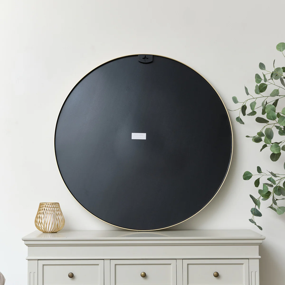Large Round Gold Mirror 100cm x 100cm - Image 5