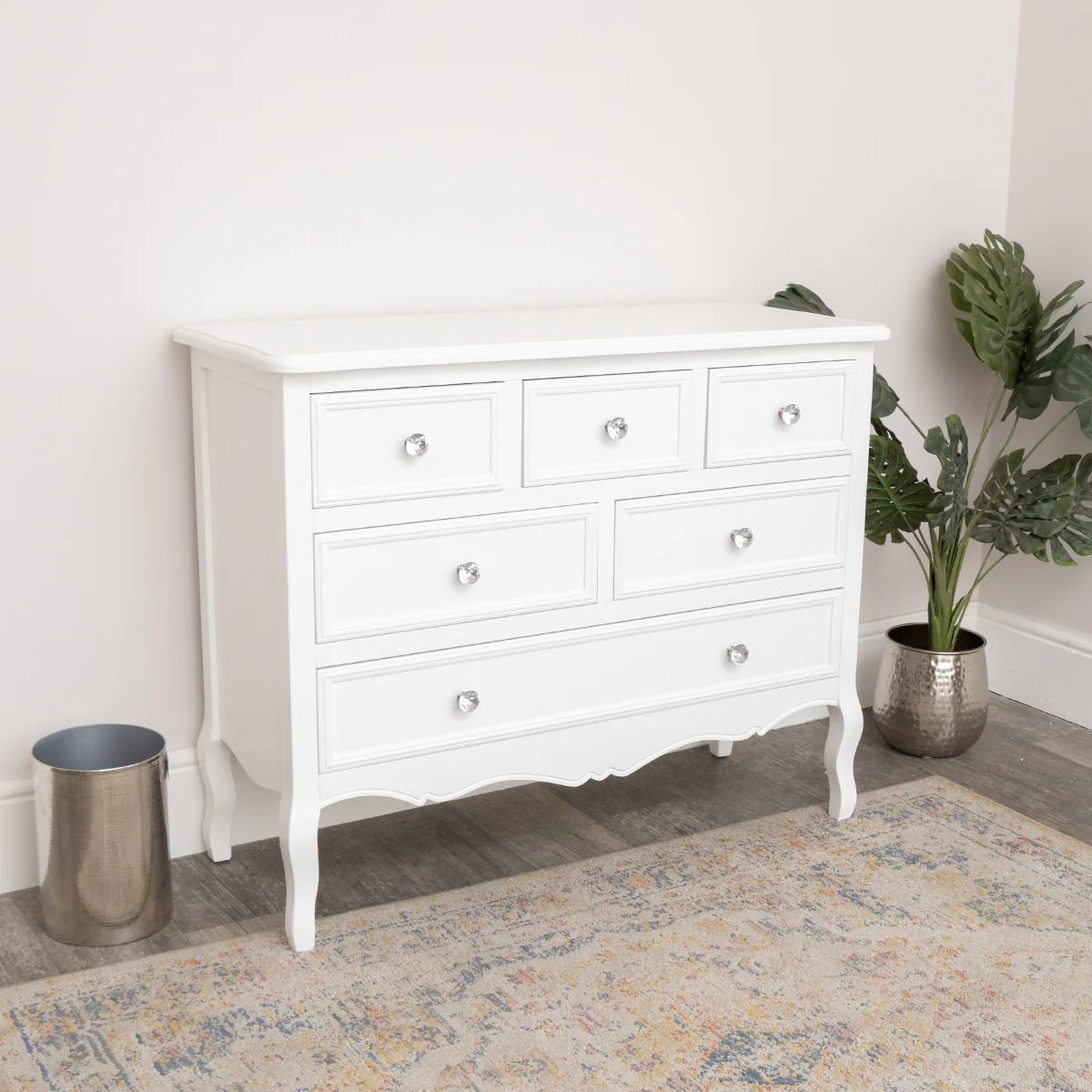 Large White Chest of 6 Drawers - Victoria Range DAMAGED SECONDS - Image 11