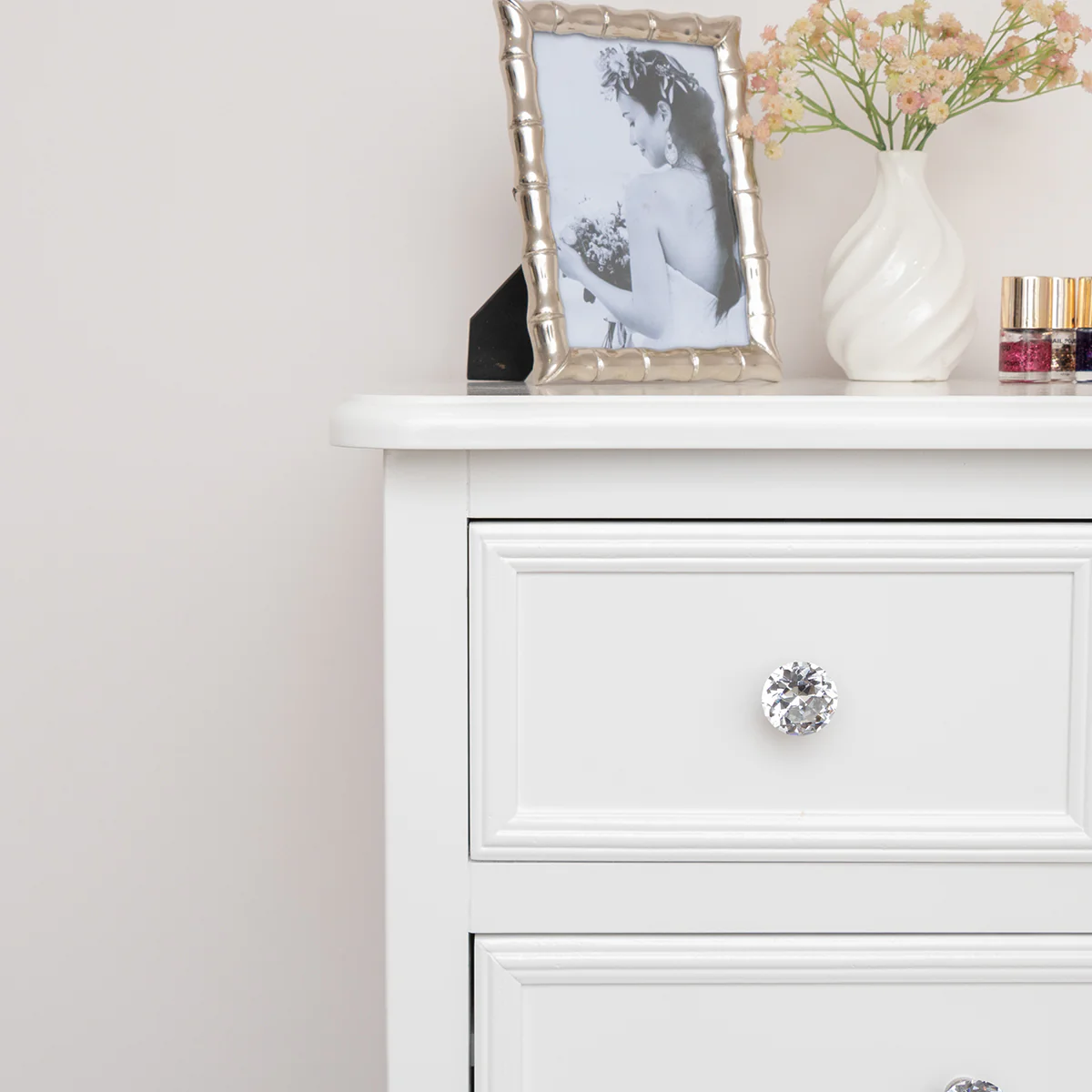 Large White Chest of 6 Drawers - Victoria Range - Image 4