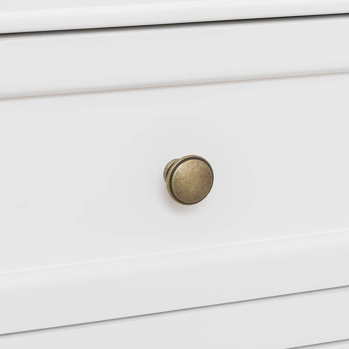 Large White Wooden Sideboard Cabinet - Daventry White Range - Image 4