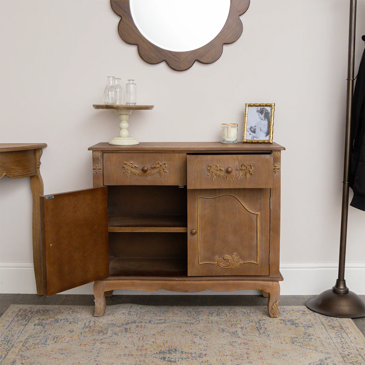 Large Wooden Sideboard Cupboard - Pays Du Bois Range - Image 6