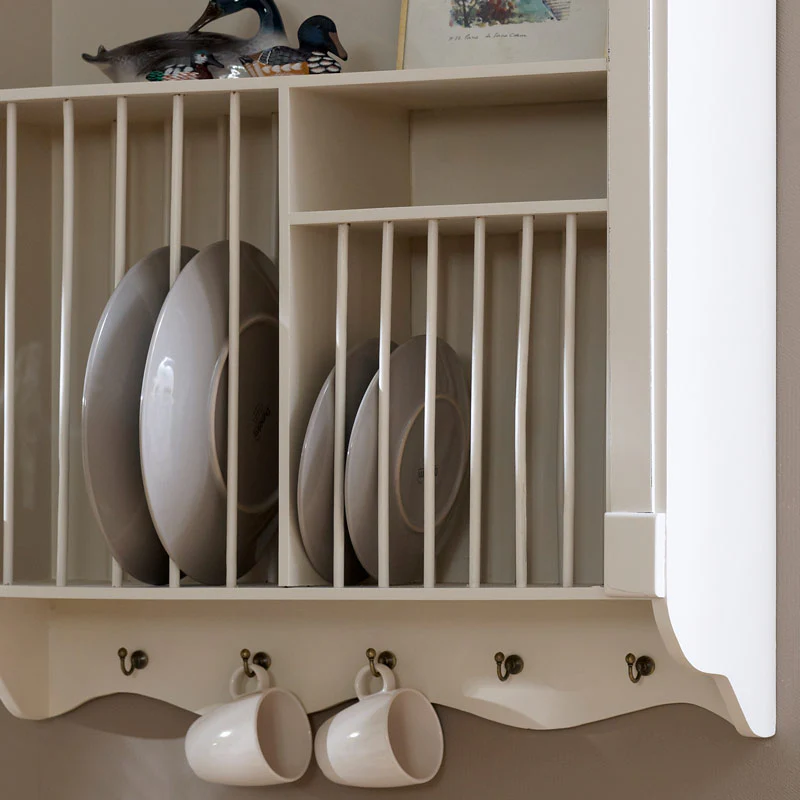 Cream Wall Mounted Plate Rack - Lyon Range - Image 3