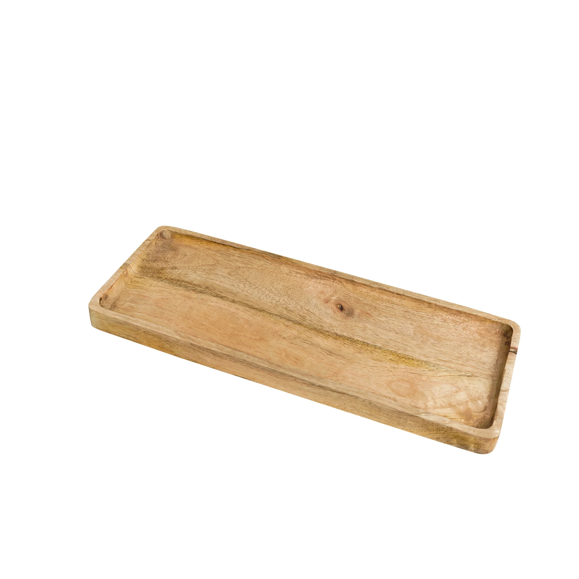 Mango Wood Rectangular Decorative Tray - 34.5cm - Image 6