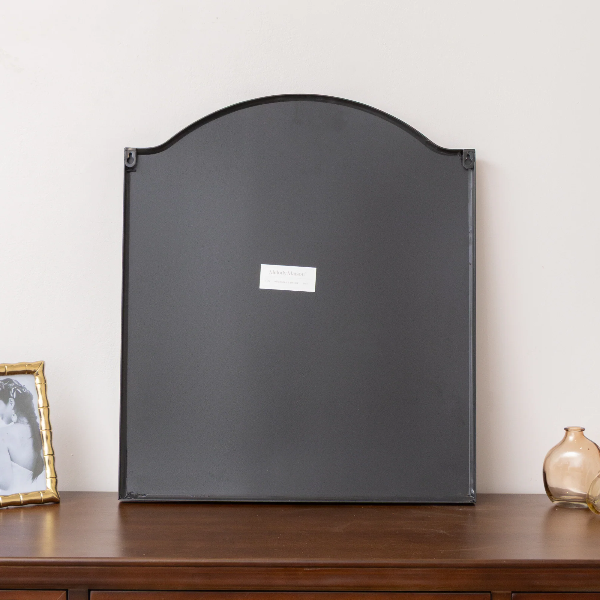 Matte Black Metal Framed Wall Mirror - 50cm x 65cm - Image 5